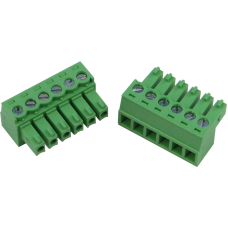 CON-P2656-P6 : Dinkle Mini Screw Terminal Plug, 6 way